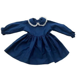 J.R. LOVE CO. Celeste Texas Navy Blue Long Sleeve Fit & Flare Dress Size 2